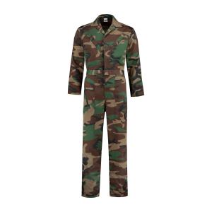 Camouflage overall polyester/katoen 
