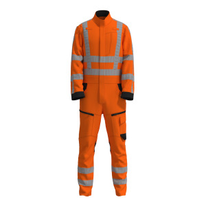 4-Feet huisstijl Overall RWS stretch fluo-oranje type OVSRWS100