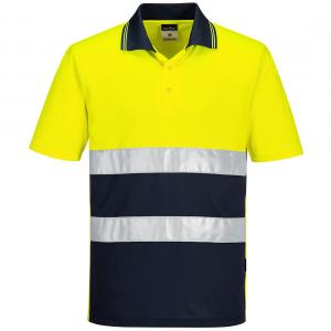 Portwest HiVis lichtgewicht contrast Poloshirt Korte Mouw S175 